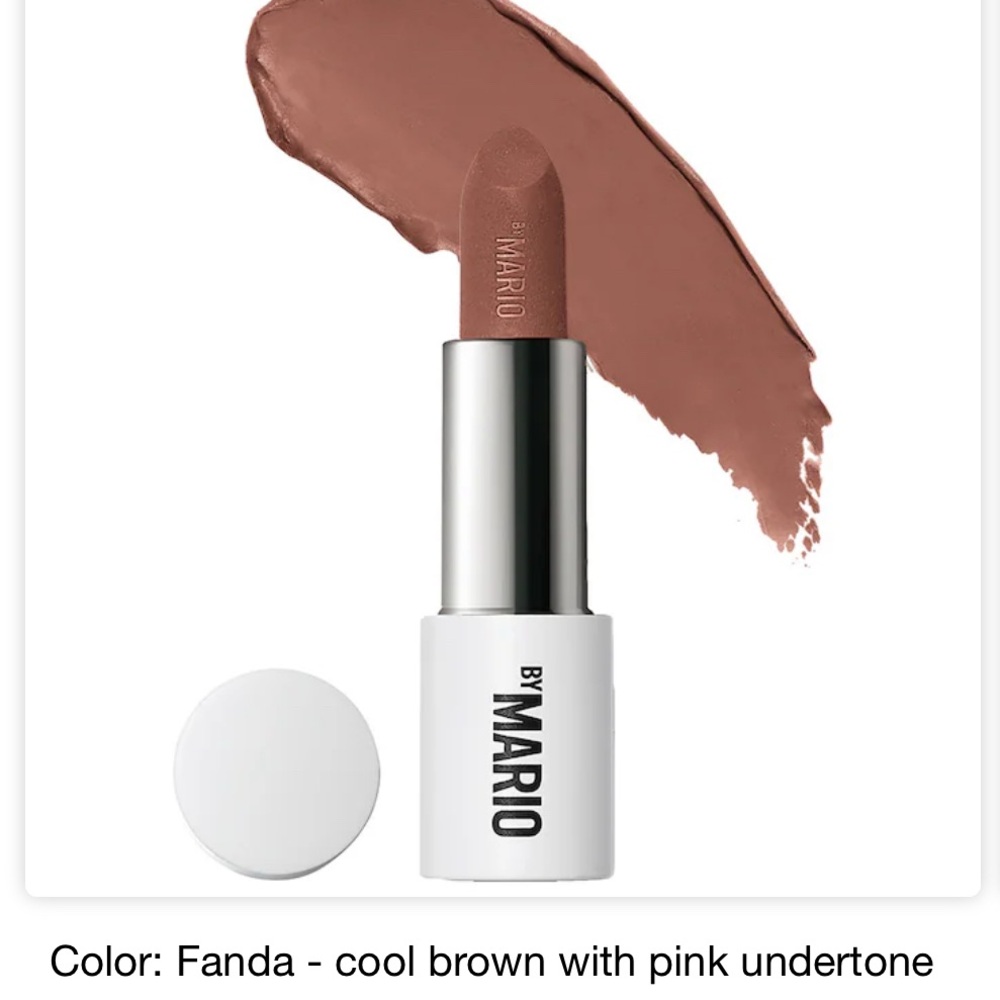 Makeup By Mario Brown Lipstick Creamy Satin Finish